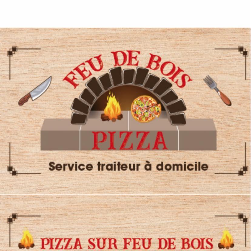 Pizza sur feu de bois